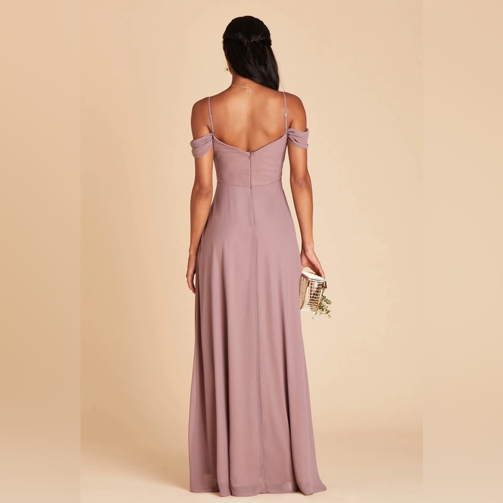 Birdy Grey DEVIN CONVERTIBLE DRESS CHIFFON DARK MAUVE XL NEW NWT BRIDESMAID - Picture 2 of 6